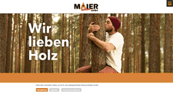 Desktop Screenshot of holz-bau-maier.com